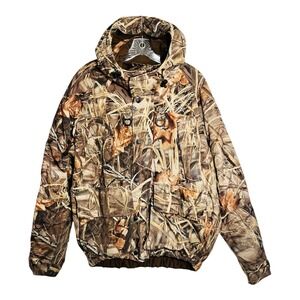 RedHead Men's Size M Camouflage Hooded Jacket Waterfowl Hunting Outerwear